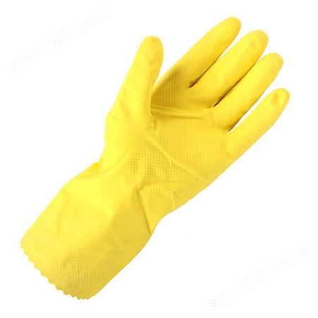 安思尔Ansell 87-650 天然橡胶手套耐酸碱实验家务清洁防化手套