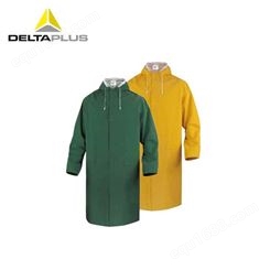 代尔塔 407005 MA305 双面PVC涂层涤纶防水透气连体式雨衣