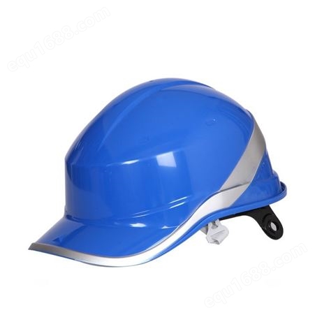 代尔塔 102018 ABS绝缘安全帽带反光条防撞防砸减震建筑工地防砸帽